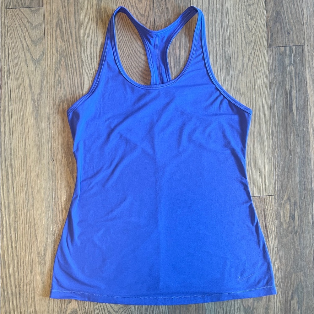 Nike Women's Purple Slim Fit Tank Top